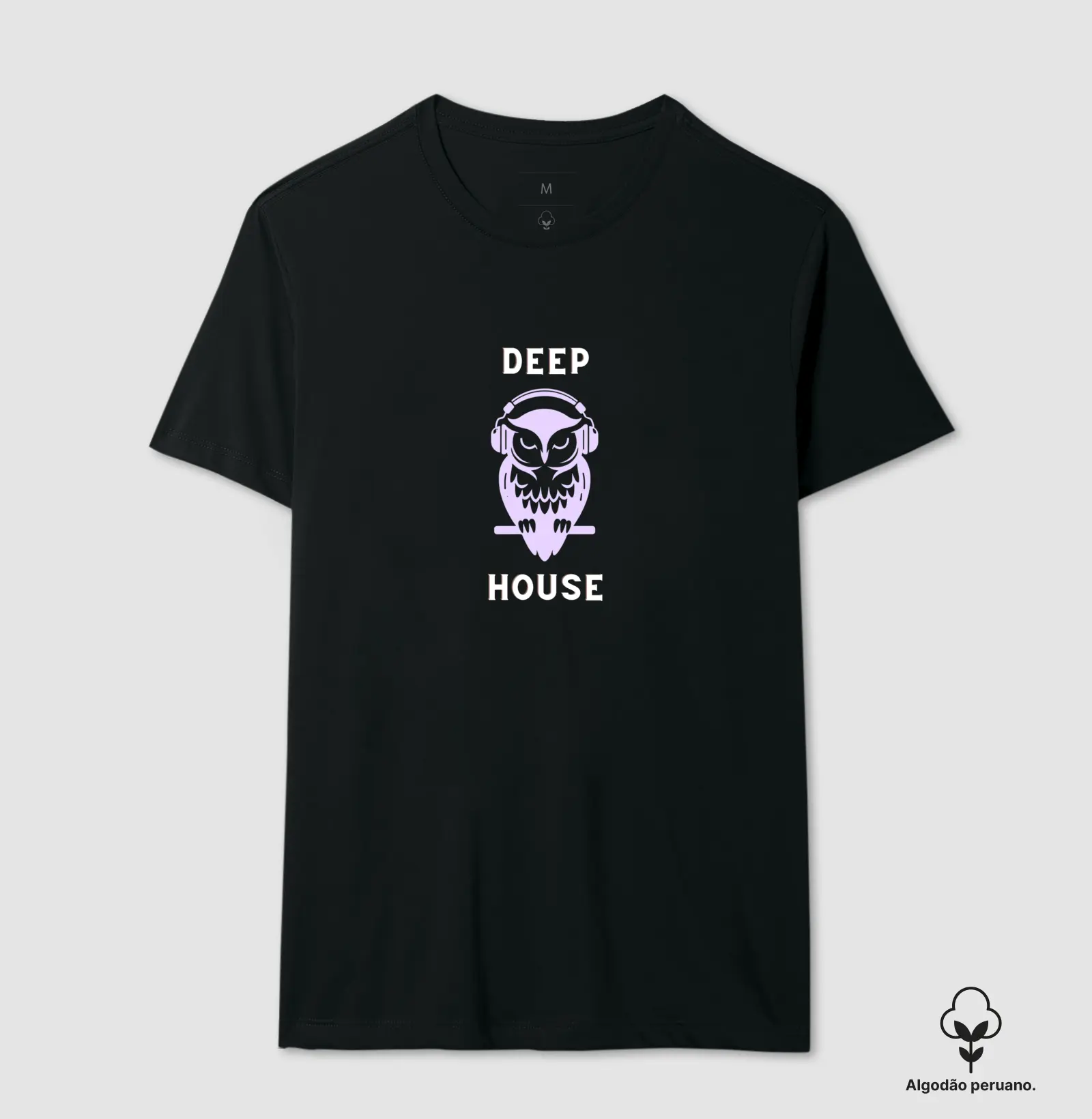 Coruja do Deep (algodão peruano) - Camiseta Algodão Peruano