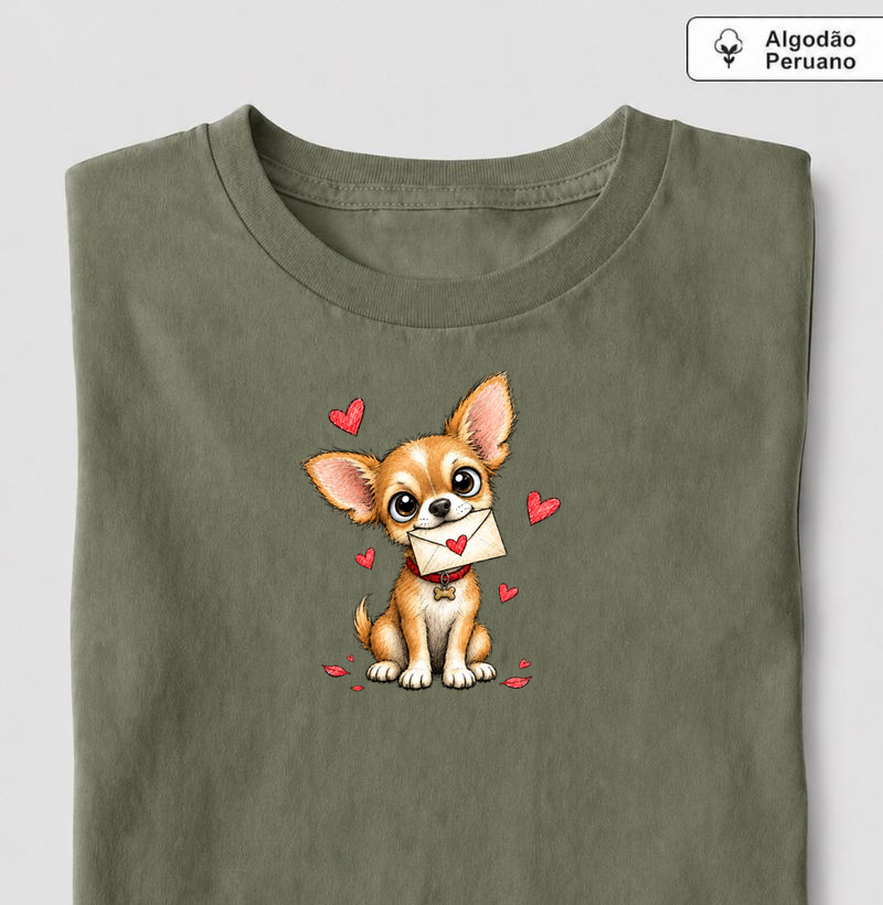 I come with love.  - Camiseta Algodão Peruano