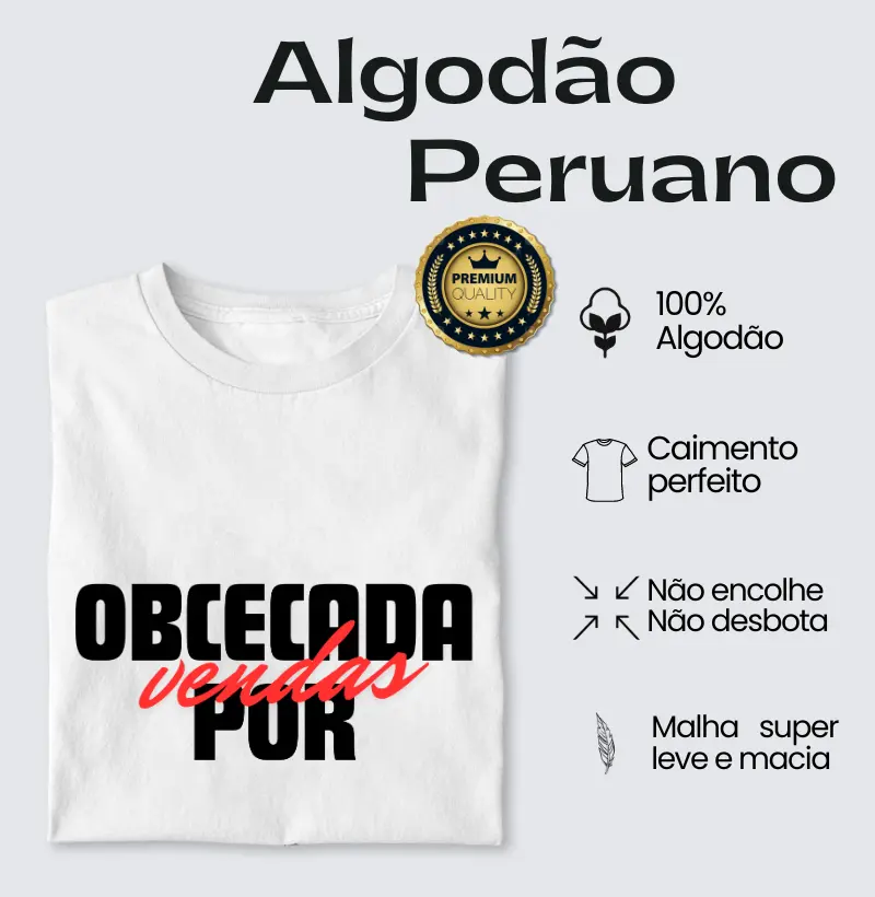 Obcecada por vendas (FEM) - Algodão Peruano
