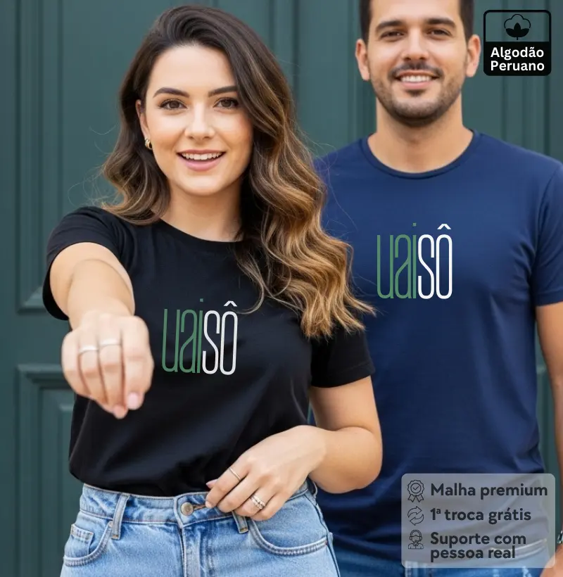 Camiseta Mineirês | Uai Sô (Clássico Mineiro) - Algodão Peruano