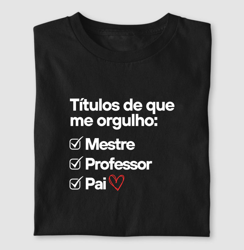 Mestre, Professor, Pai 
