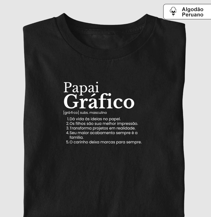 Papai Gráfico - definição (algodão peruano)