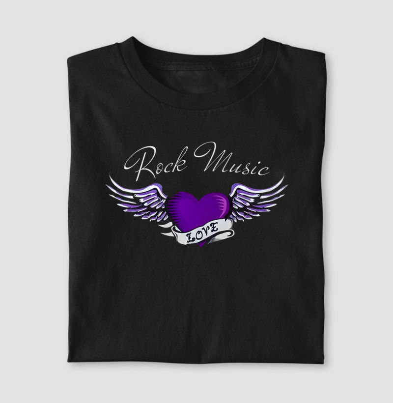 Camiseta Rock music love®
