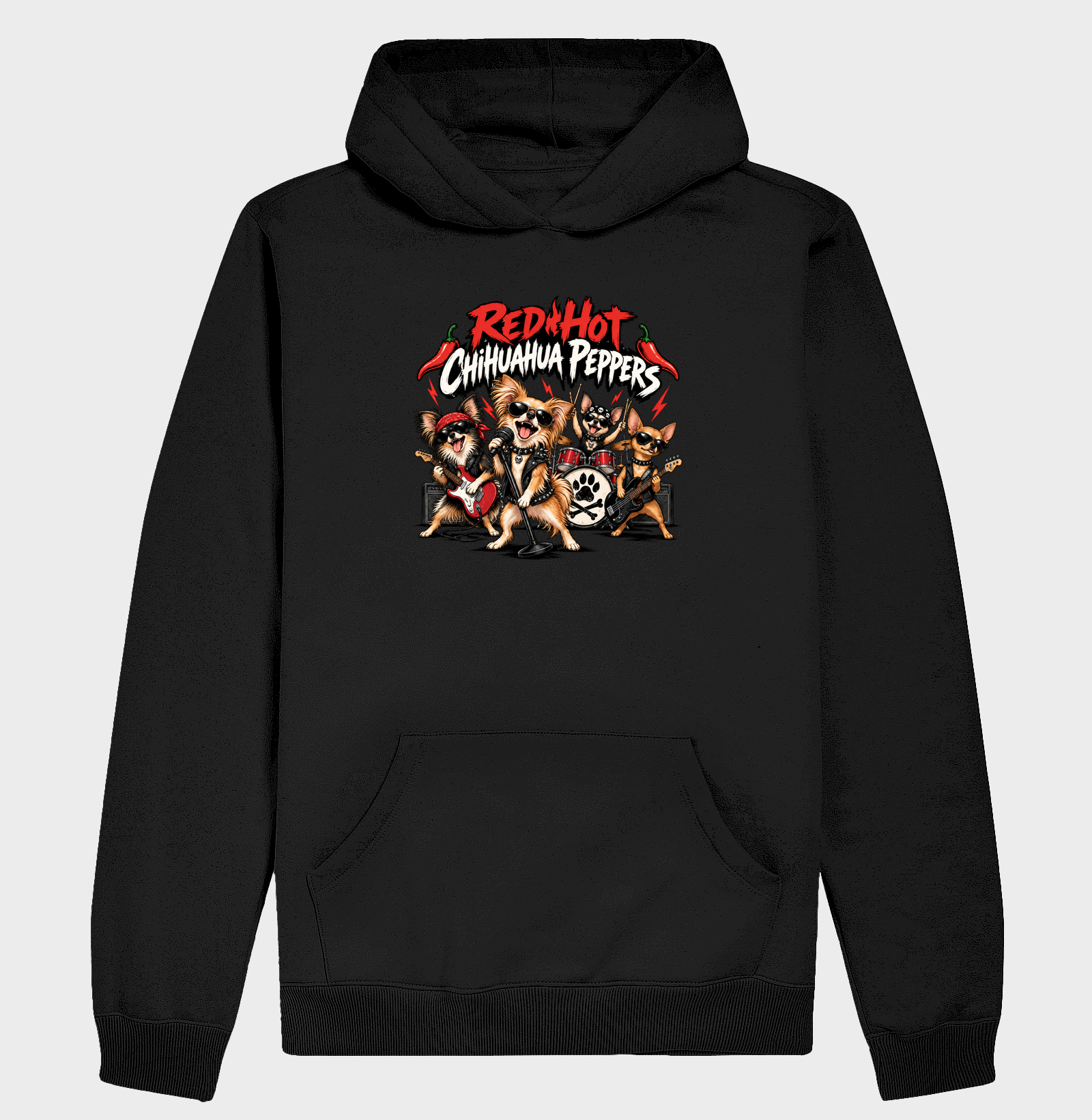 Red Hot Chihuahua Peppers - Hoodie Moletom