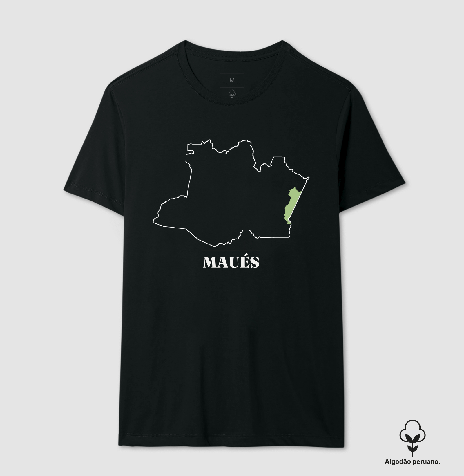 Maués | Traço AM - Camiseta Algodão Peruano