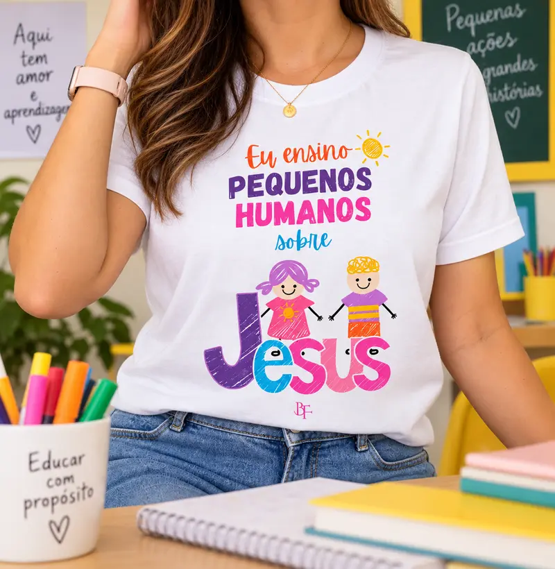 Eu Ensino Pequenos Humanos Sobre Jesus