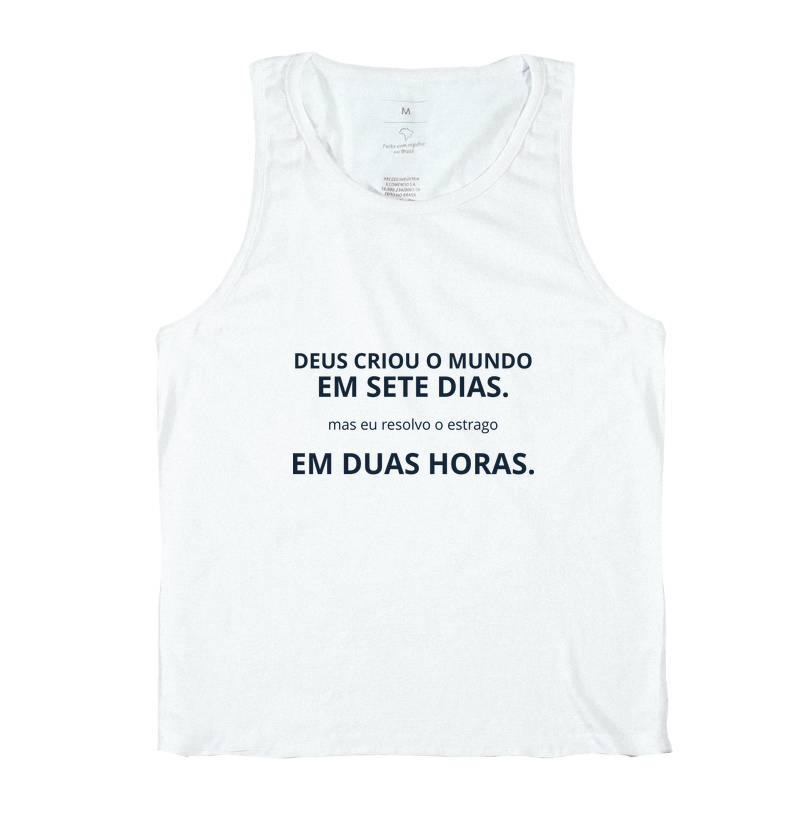 Deus criou o mundo em 2 horas  - Regata