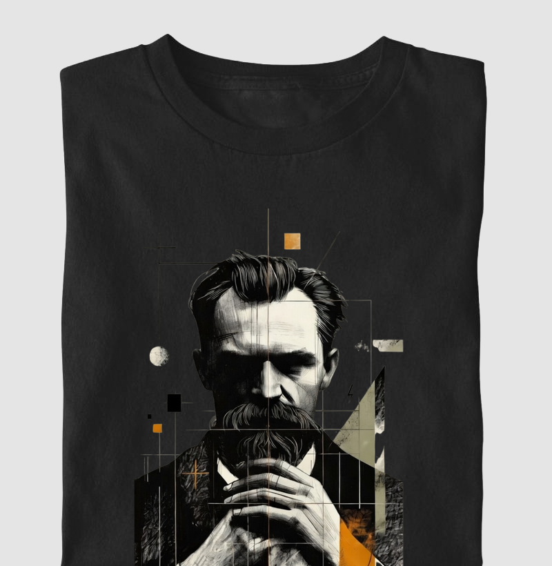 Filosofia "Nietzsche Abyssal" - Camiseta