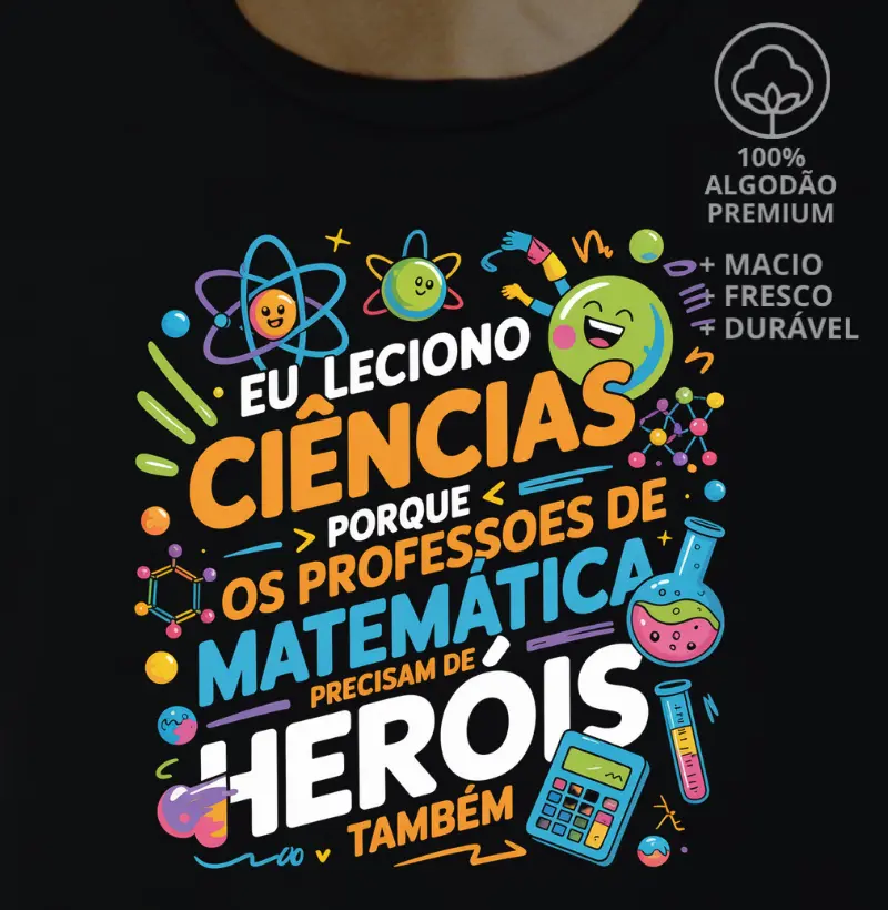 Eu leciono ciências