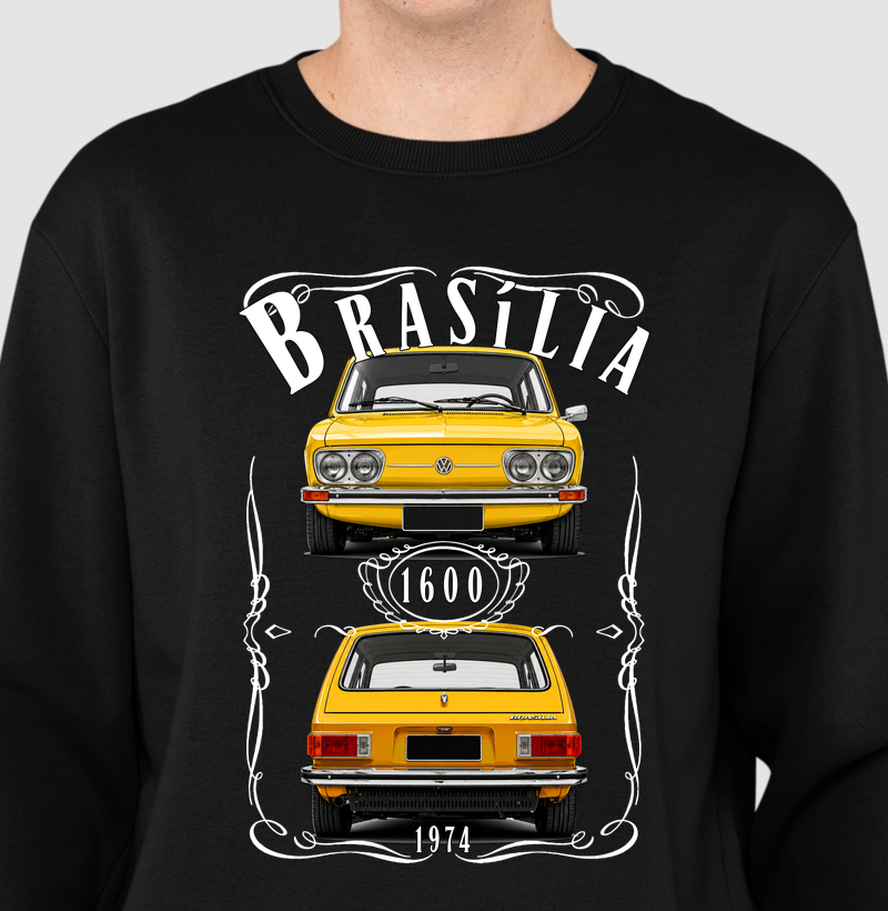 Suéter moletom Brasília vintage