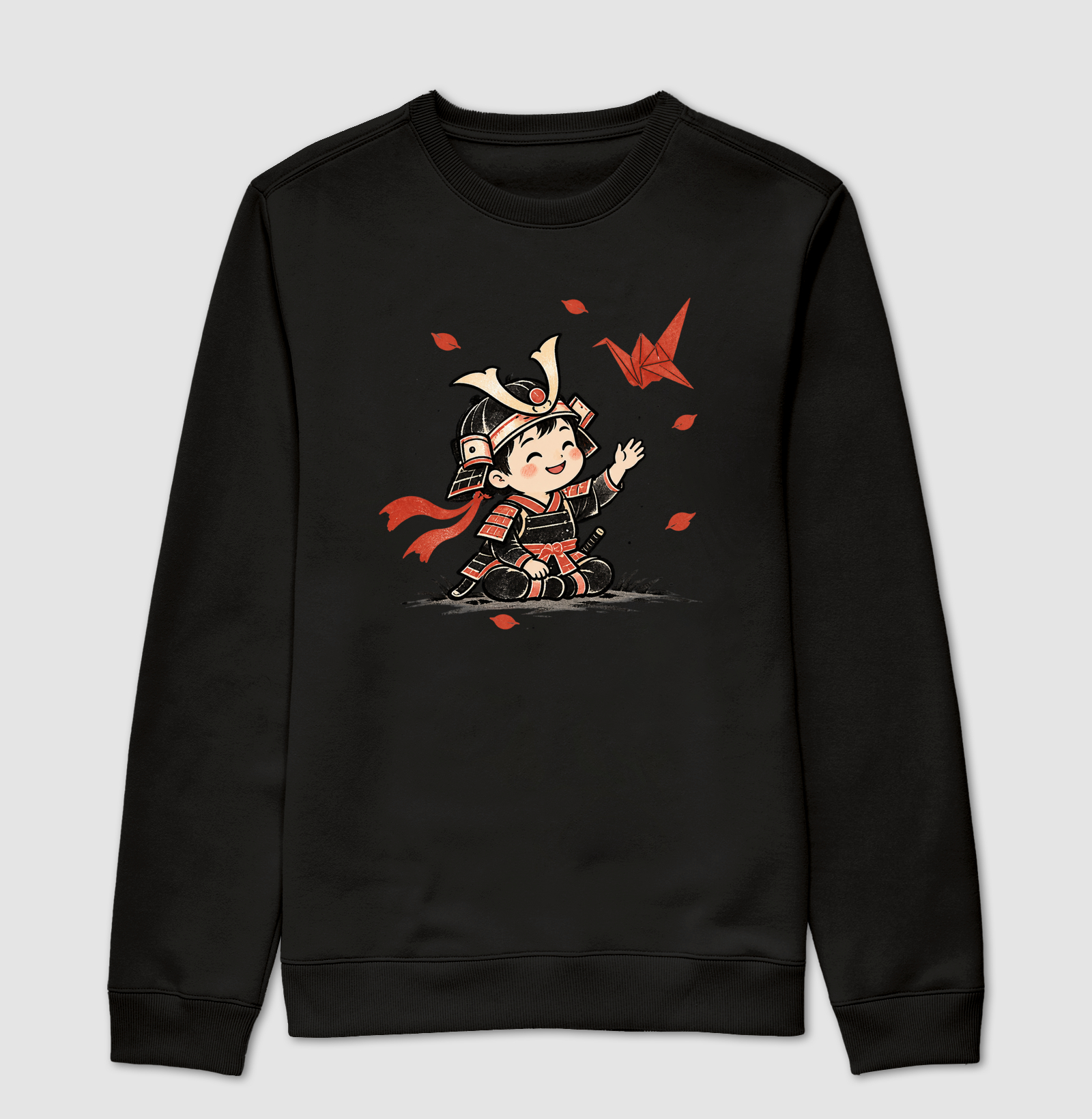 Pequeno Samurai — Grandes Sonhos - Suéter Moletom