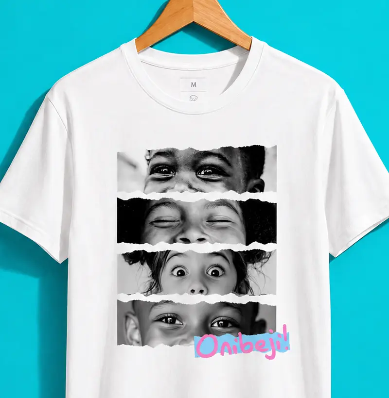 Camiseta - Olhares de Crianças