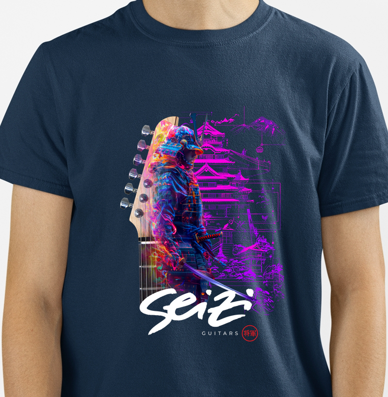 Seizi Samurai Guitar Neon