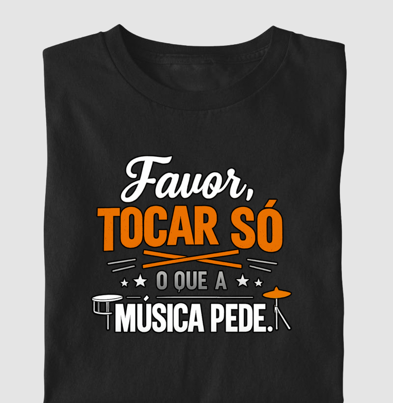 Favor, tocar só o que a música pede