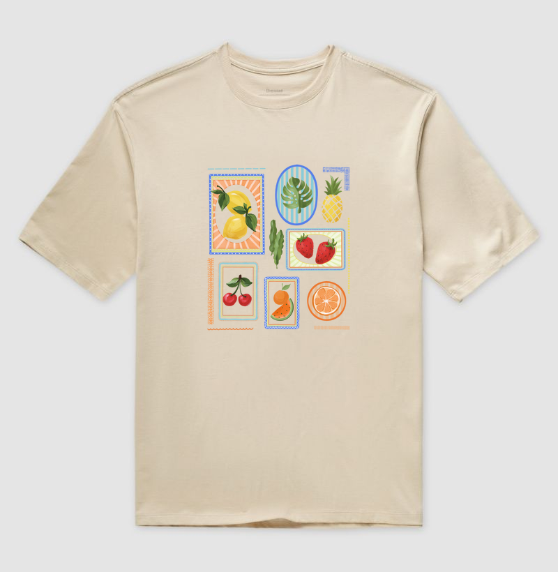 Camiseta Oversized Summer Fruits I