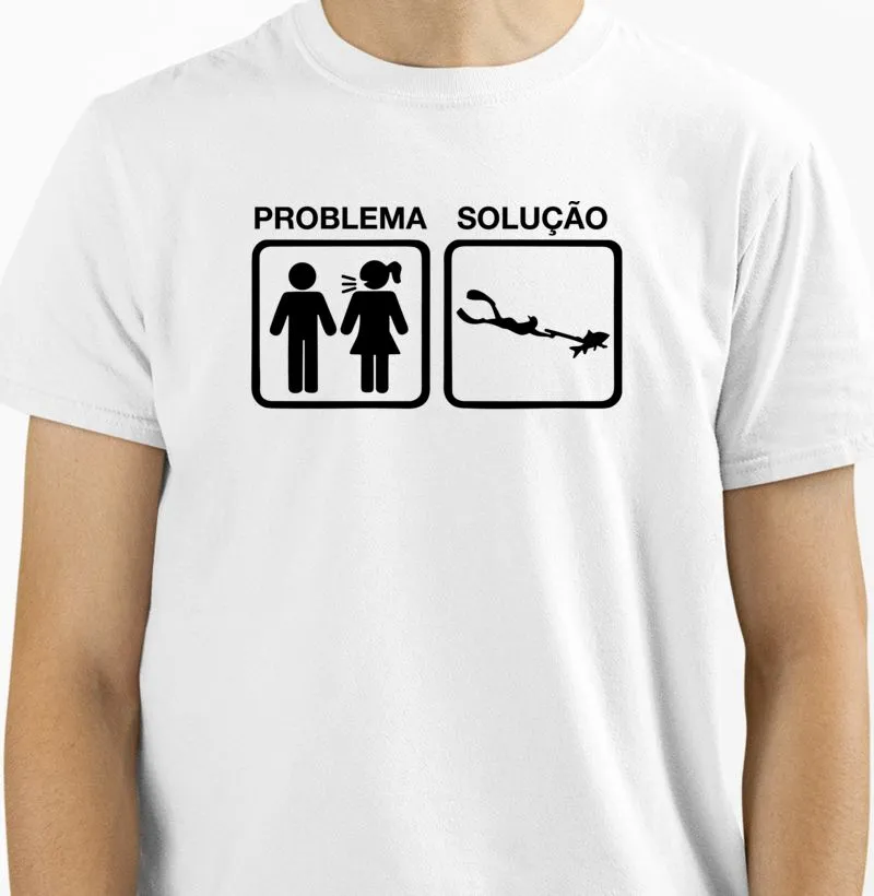 Camisa Pesca Sub Problema-Solução
