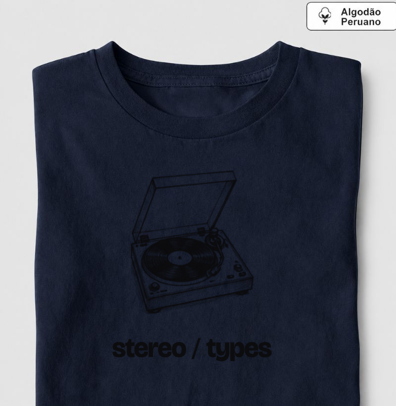 Toca-discos · Ilustrado · STEREO TYPES