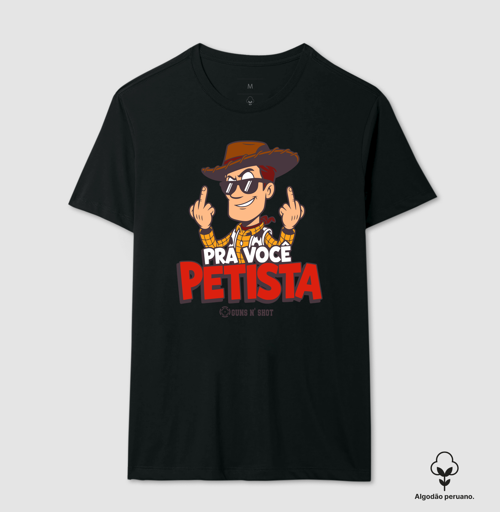 Pra Você Petista Toy - Camiseta Algodão Peruano
