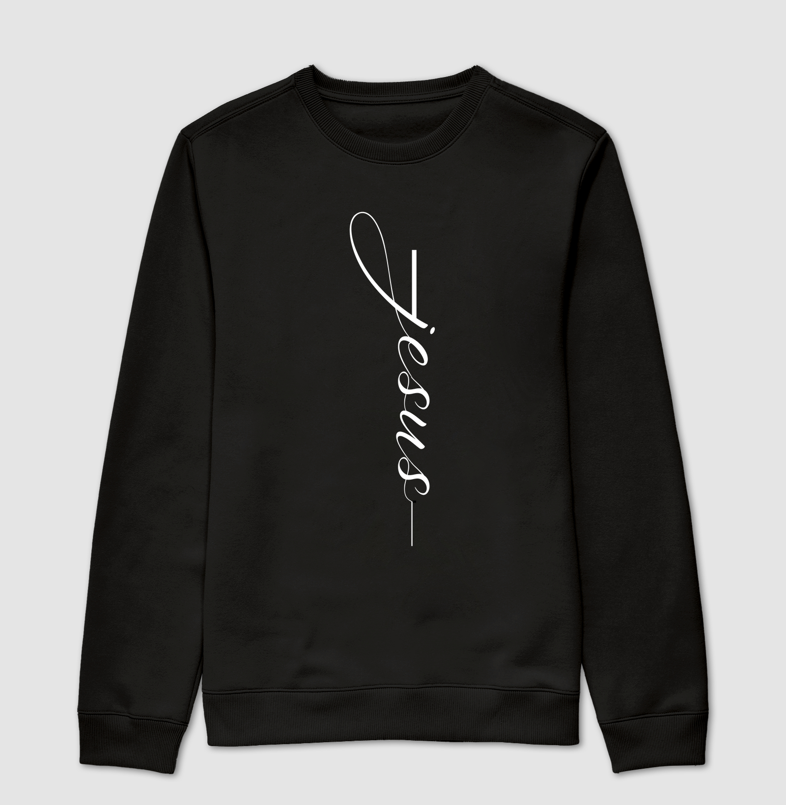 Jesus escrito vertical