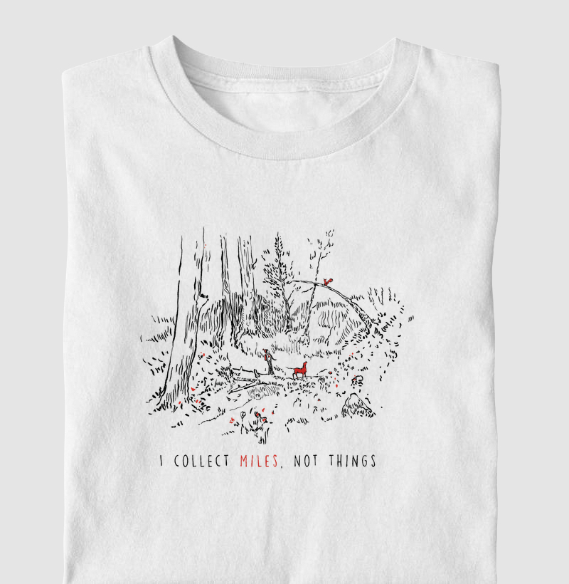 I collect miles, not things