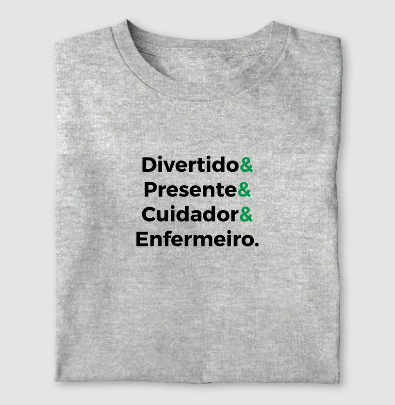 Divertido, presente, cuidador, enfermeiro