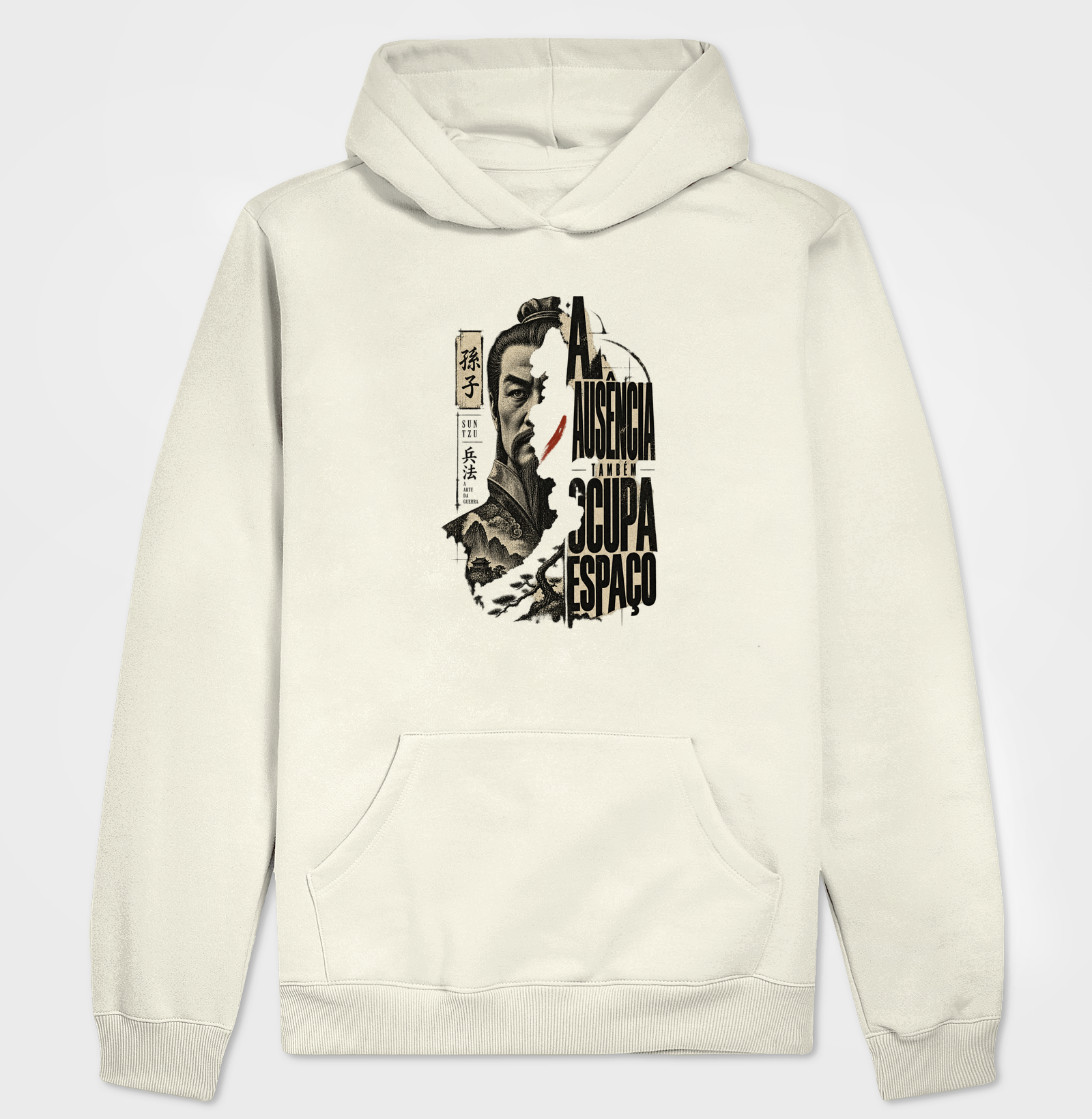 Sun Tzu - A Ausência Também Ocupa Espaço - Hoodie Moletom
