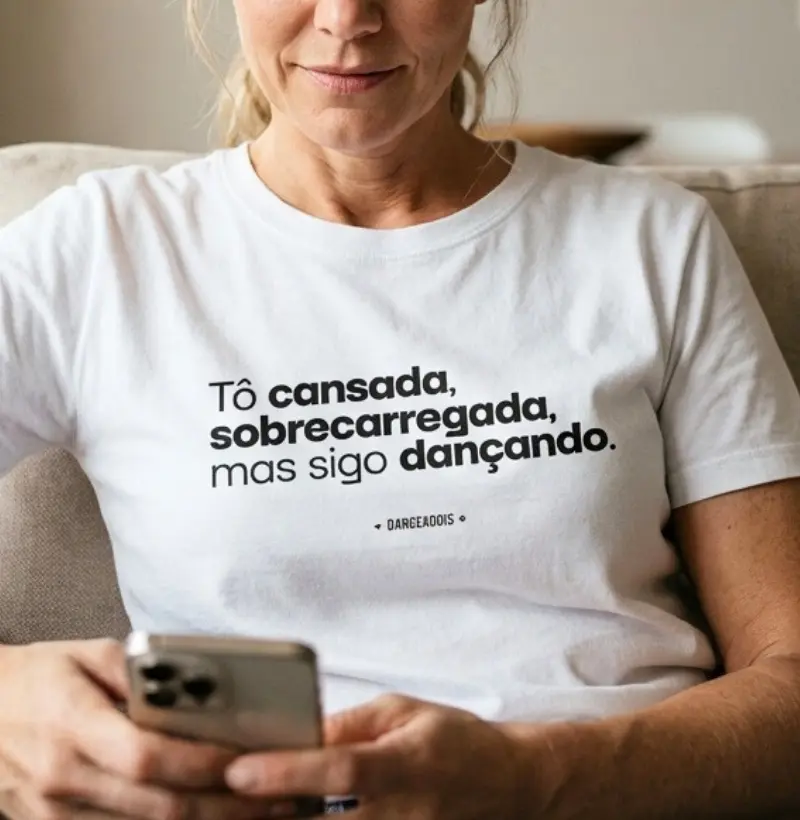 Tô cansada, sobrecarregada, porém dançando