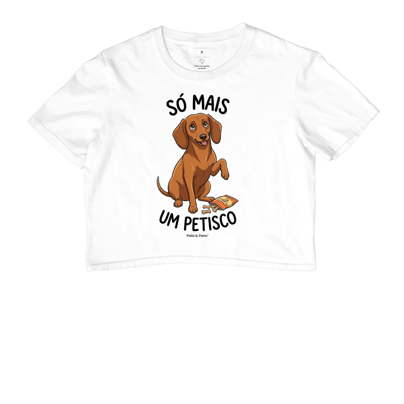 CROPPED DACHSHUND SALSICHA PETISCO
