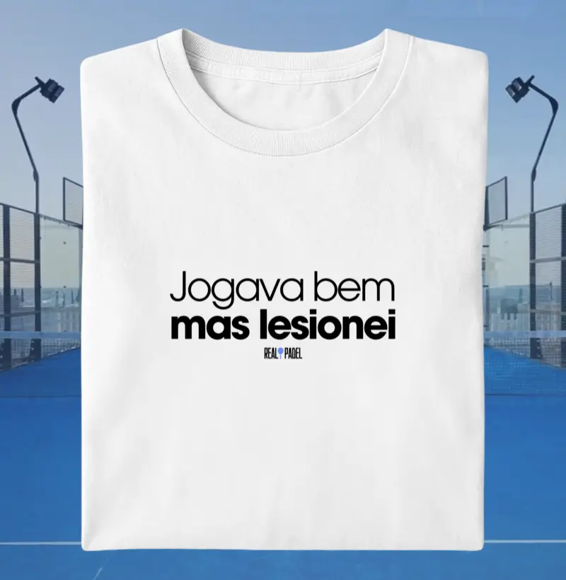 Jogava bem mas lesionei