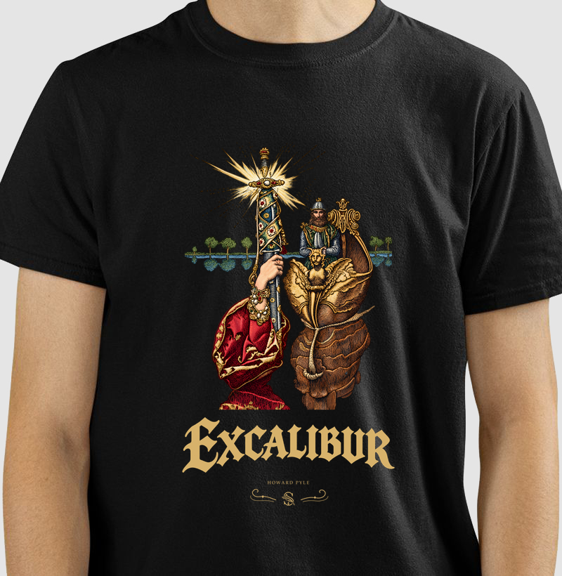 Excalibur — Howard Pyle - Camiseta