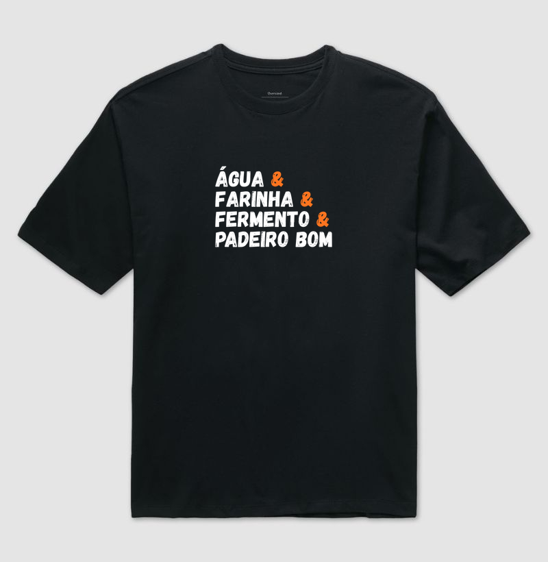 padeiro bom - Camiseta Oversized