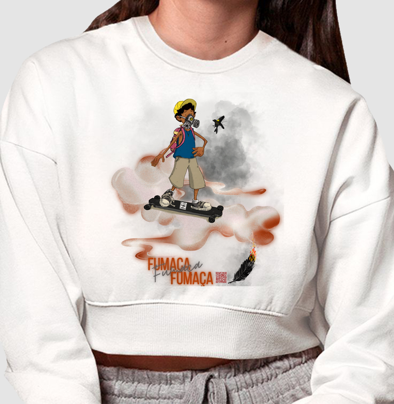 Ecofobia Cropped Moletom