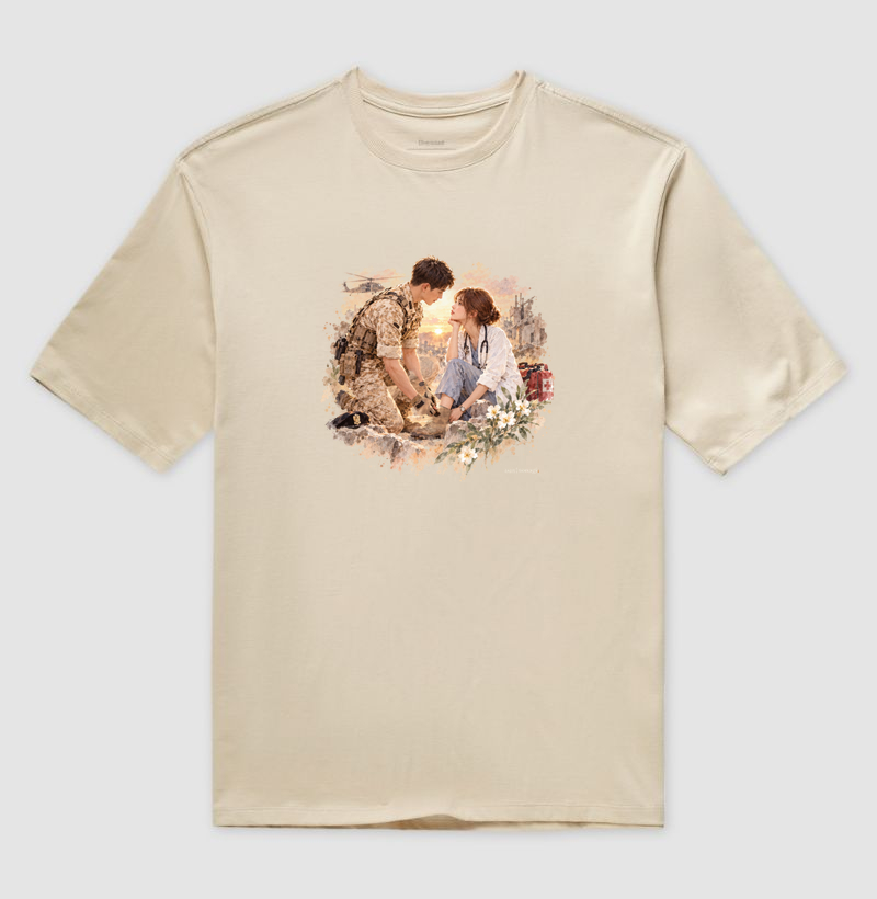 Camiseta Oversized Dorama Entre Missões e Destinos | Romance Militar