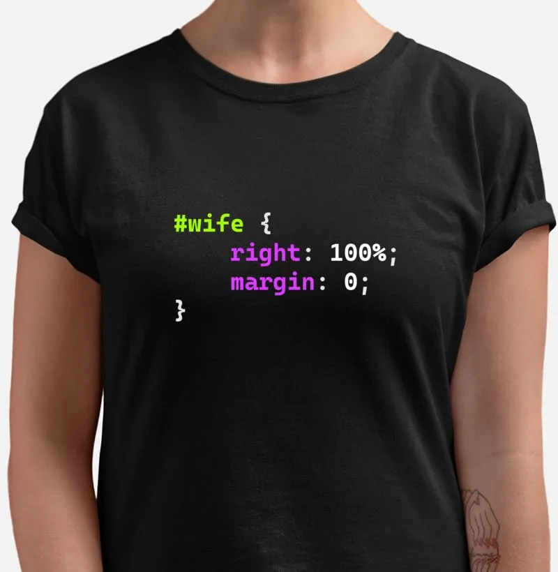 Camiseta Wife CSS