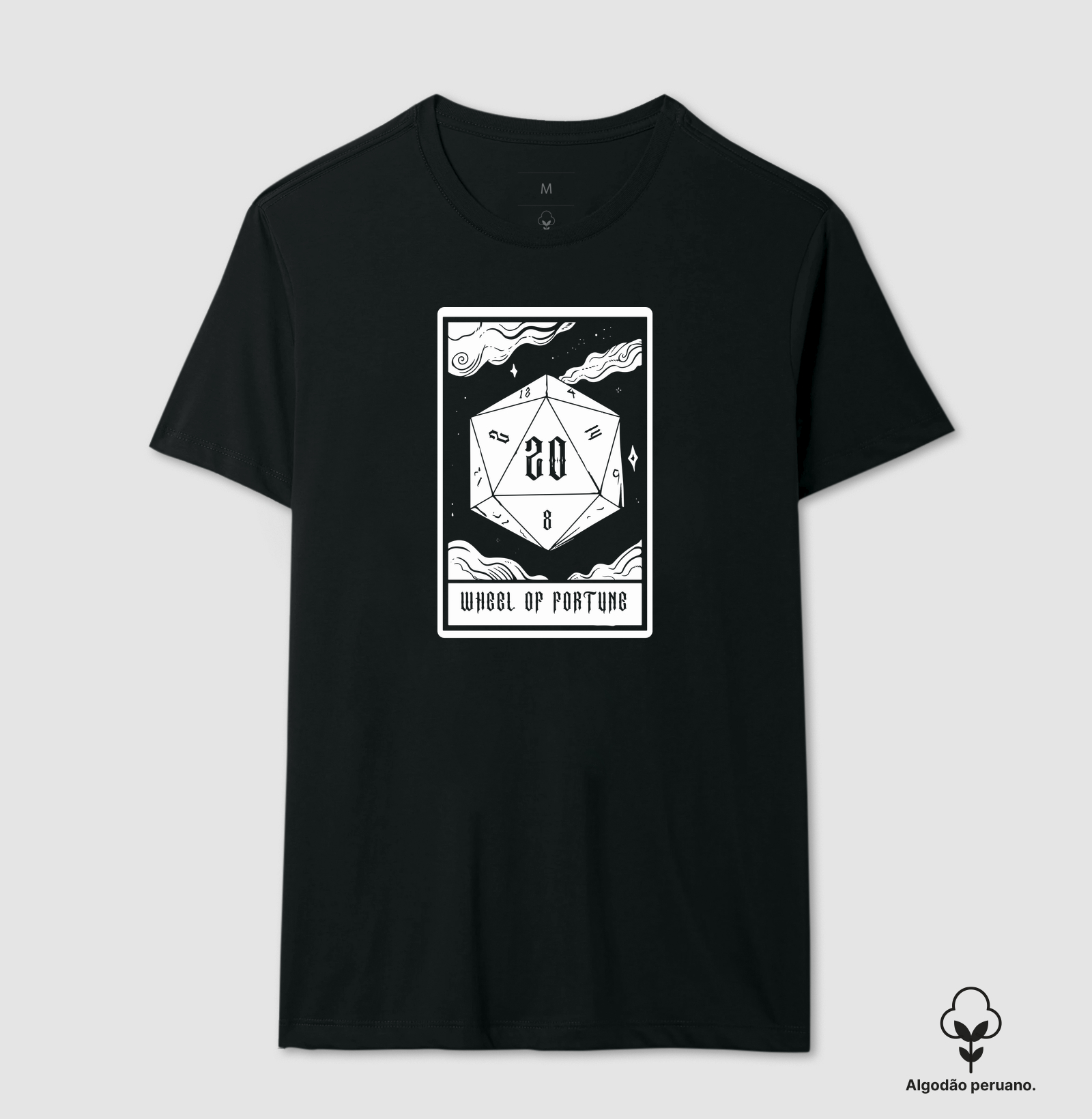 WHEEL OF FORTUNE - Camiseta Algodão Peruano