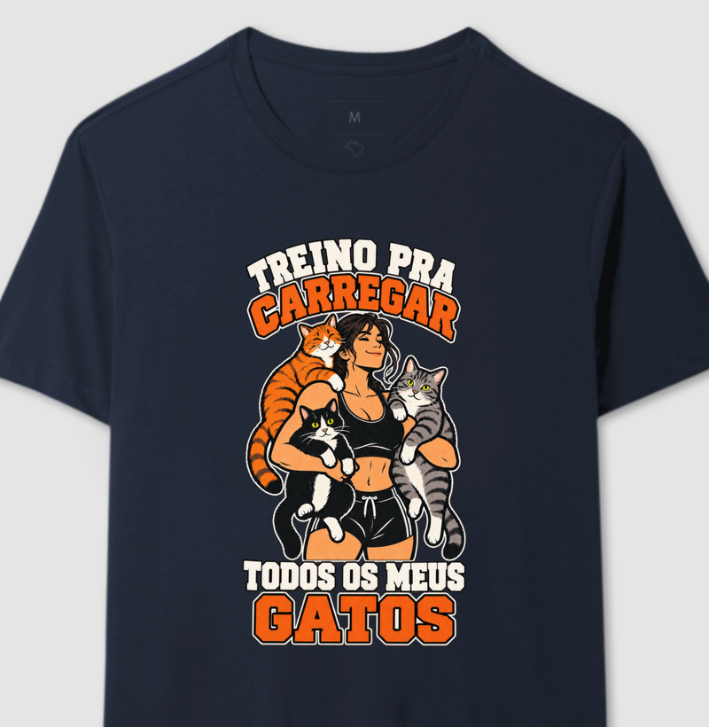 treino para carregar todos os meus gatos