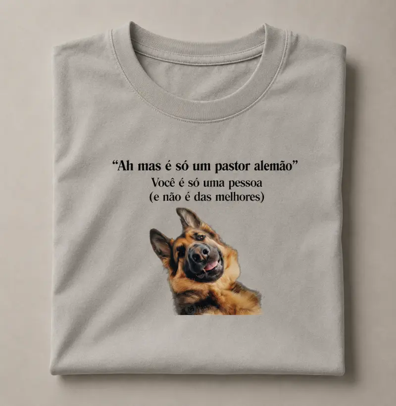 Só um pastor alemão