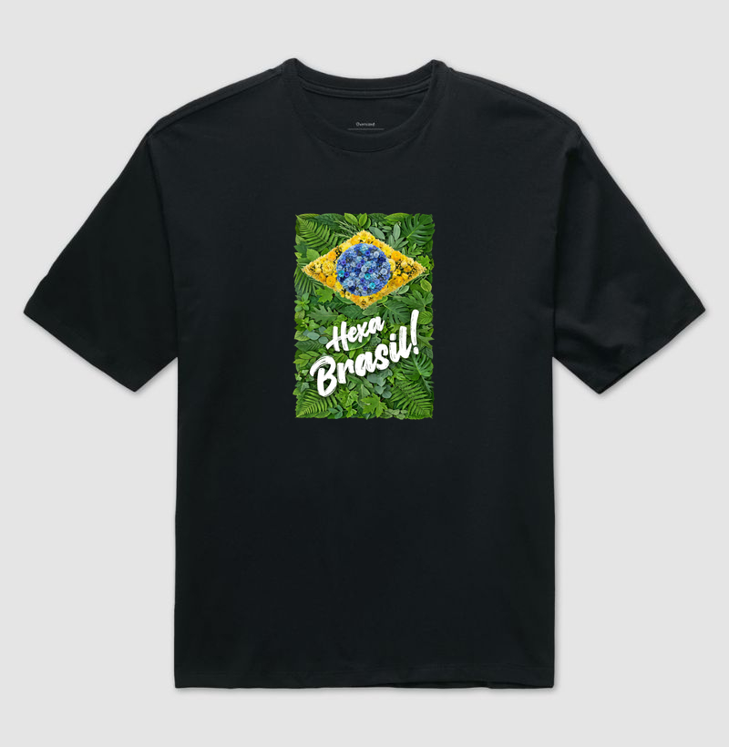 Camiseta Brasil Hexa 