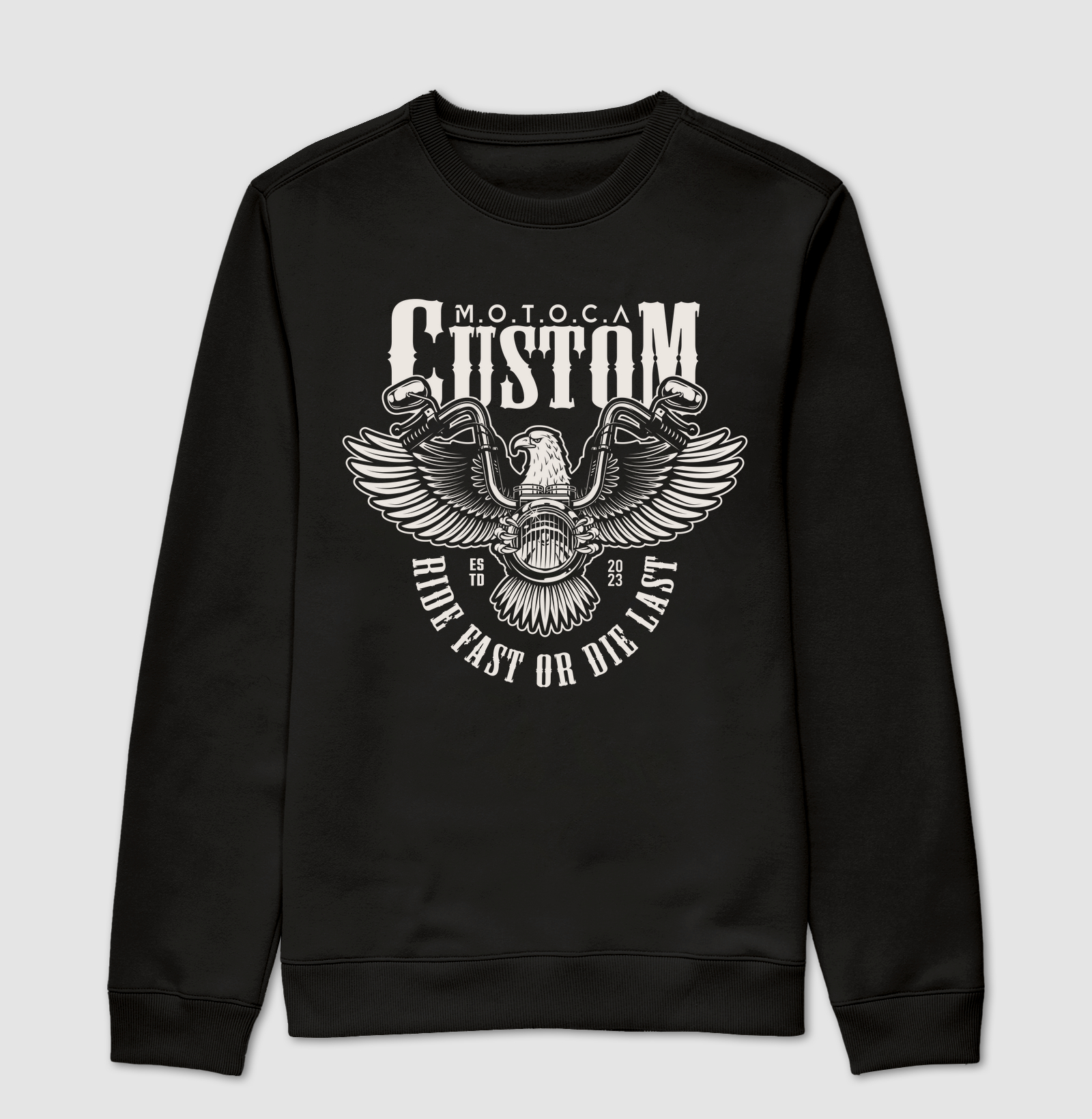 Custom Eagle Moletom Suéter