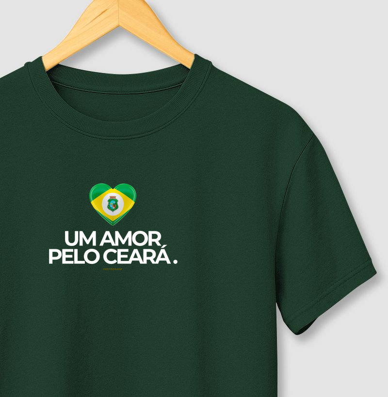 Camiseta Um amor pelo Ceará. - Camiseta