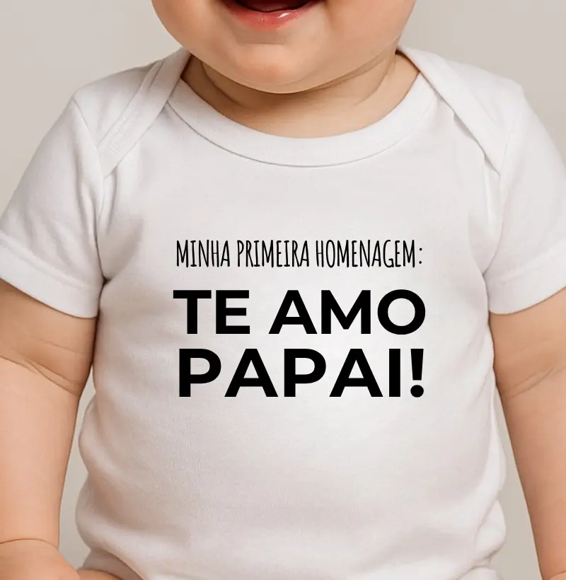 Minha Primeira Homenagem: TE AMO PAPAI!