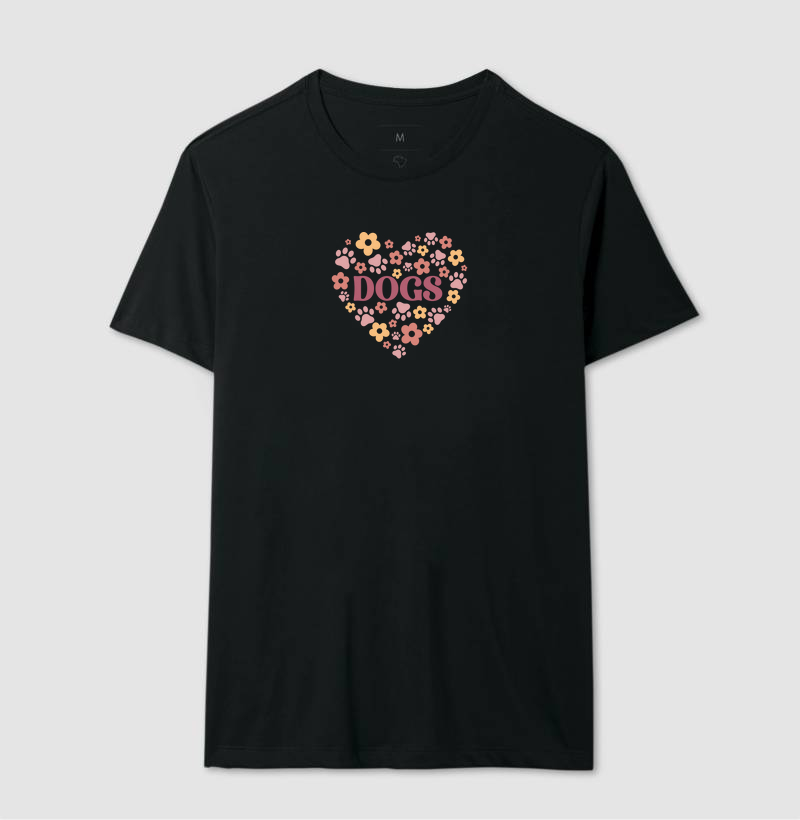 Camiseta Coração Cachorro