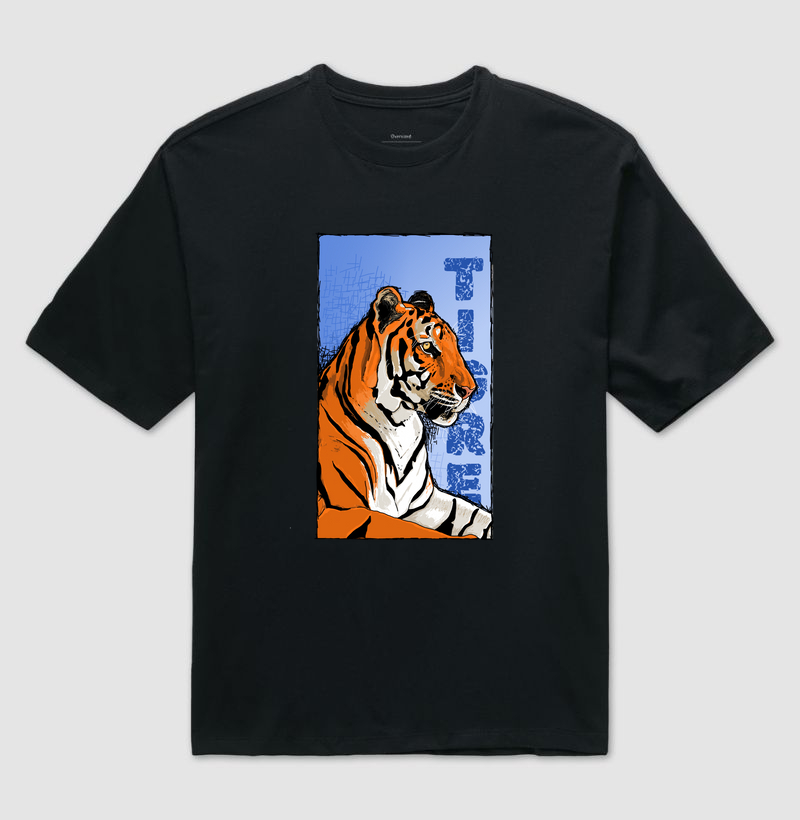 Camiseta Oversized O Tigre