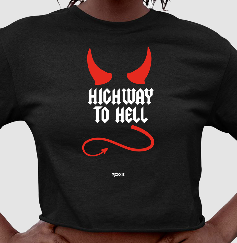 Camiseta - Highway to Hell - Cropped