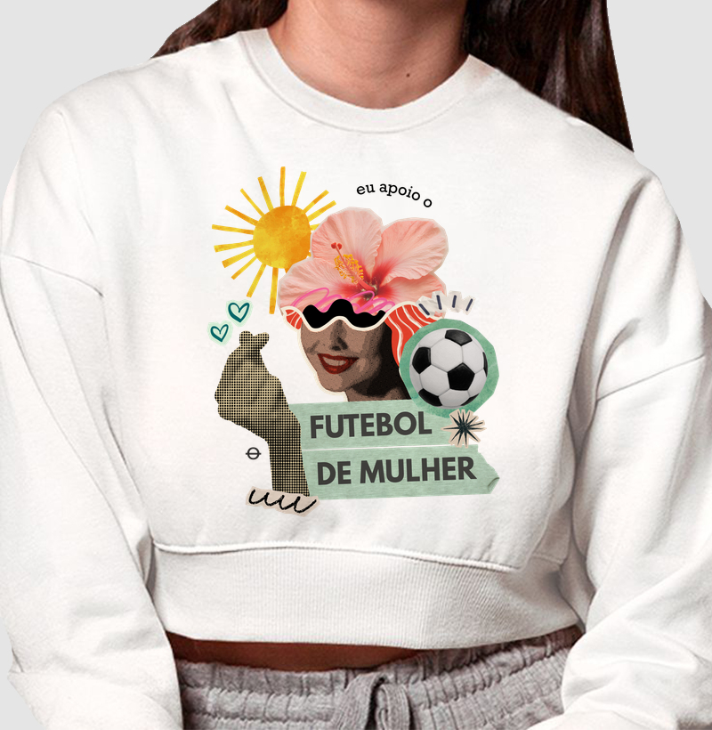 colagem futebol feminino joga bonita