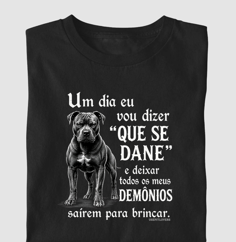 UM DIA EU VOU DIZER "QUE SE DANE" E DEIXAR TODOS MEUS DEMÔNIOS SAÍREM PARA BRINCAR.