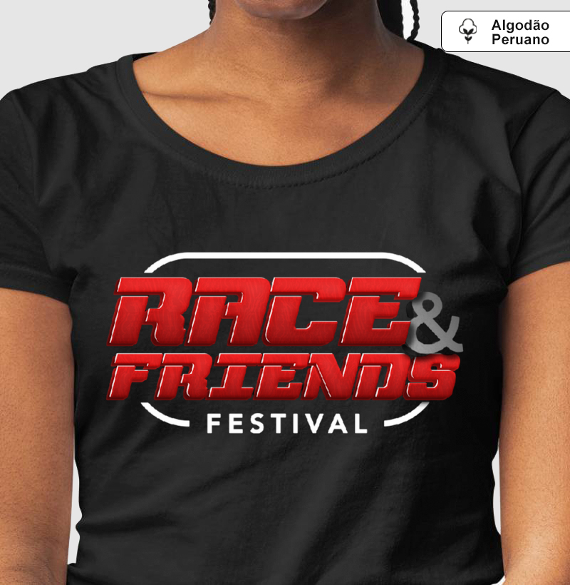 Camiseta Algodão Peruano - Race Friends