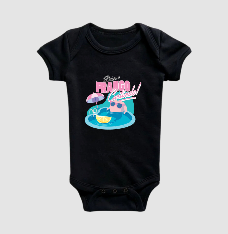 Body Infantil Frango Curtindo