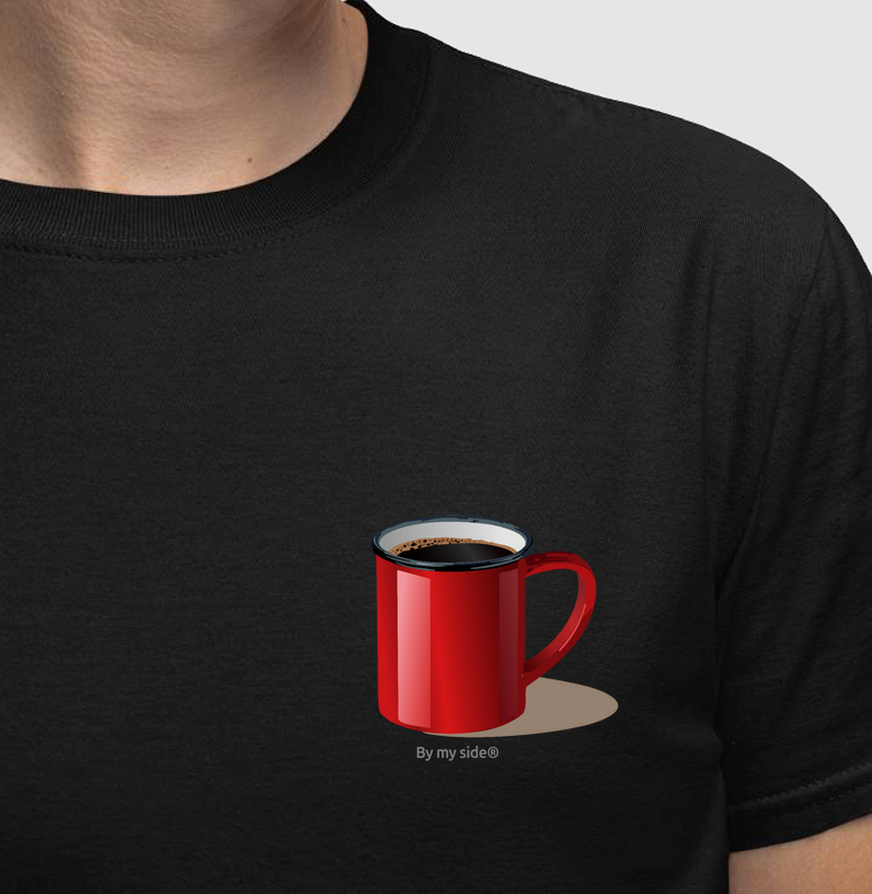 Canequinha de café vermelha