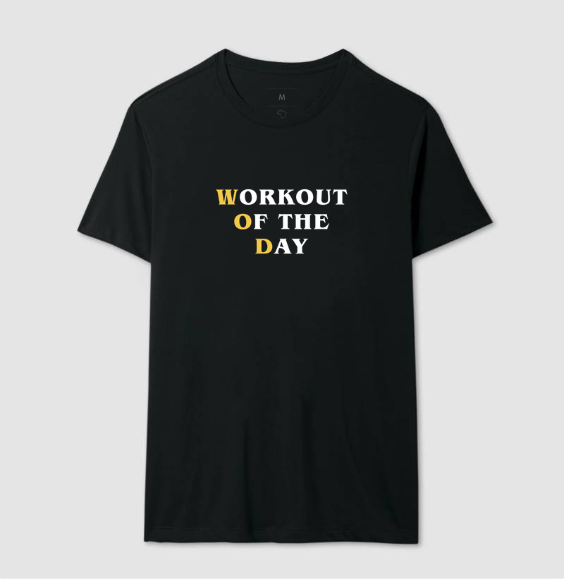 Camiseta Workout Of The Day – TRENO | WOD Mode Ativado